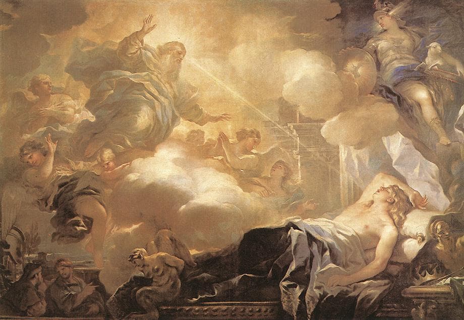The Dream of Solomon — Luca Giordano