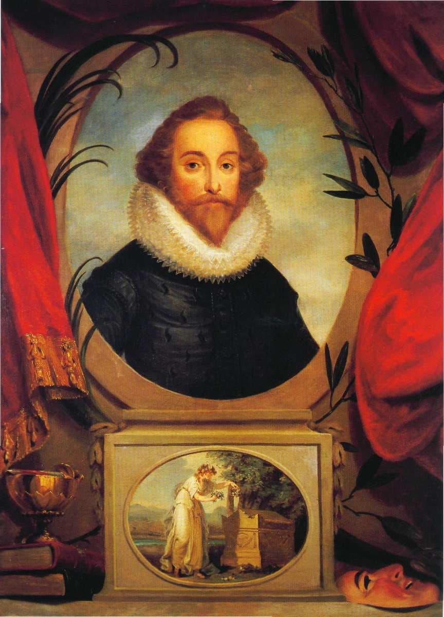 Ideal portrait of Shakespeare — Angelica Kauffman