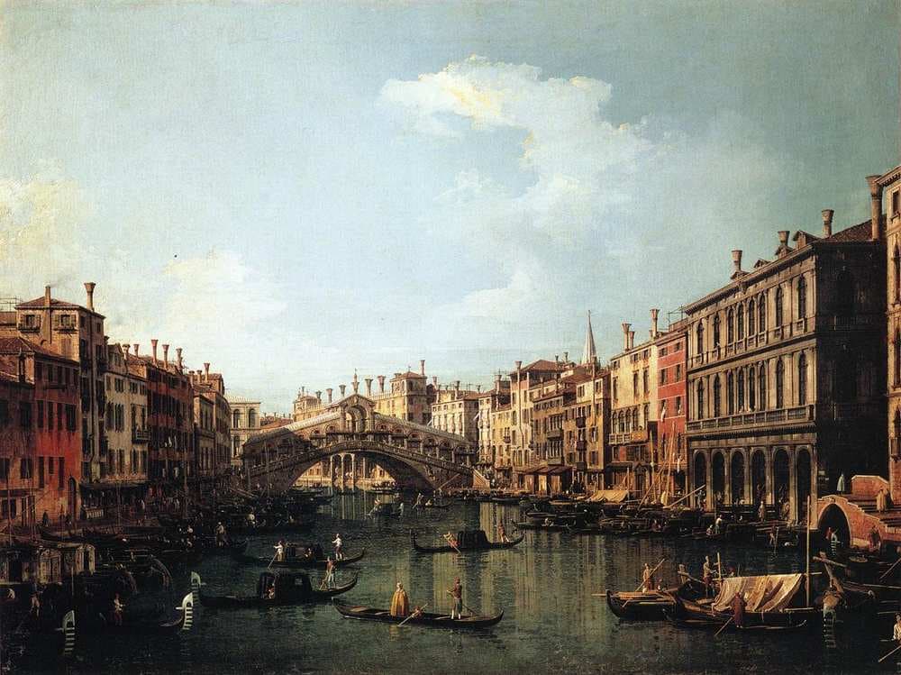 Rialto Bridge from the South — Canaletto