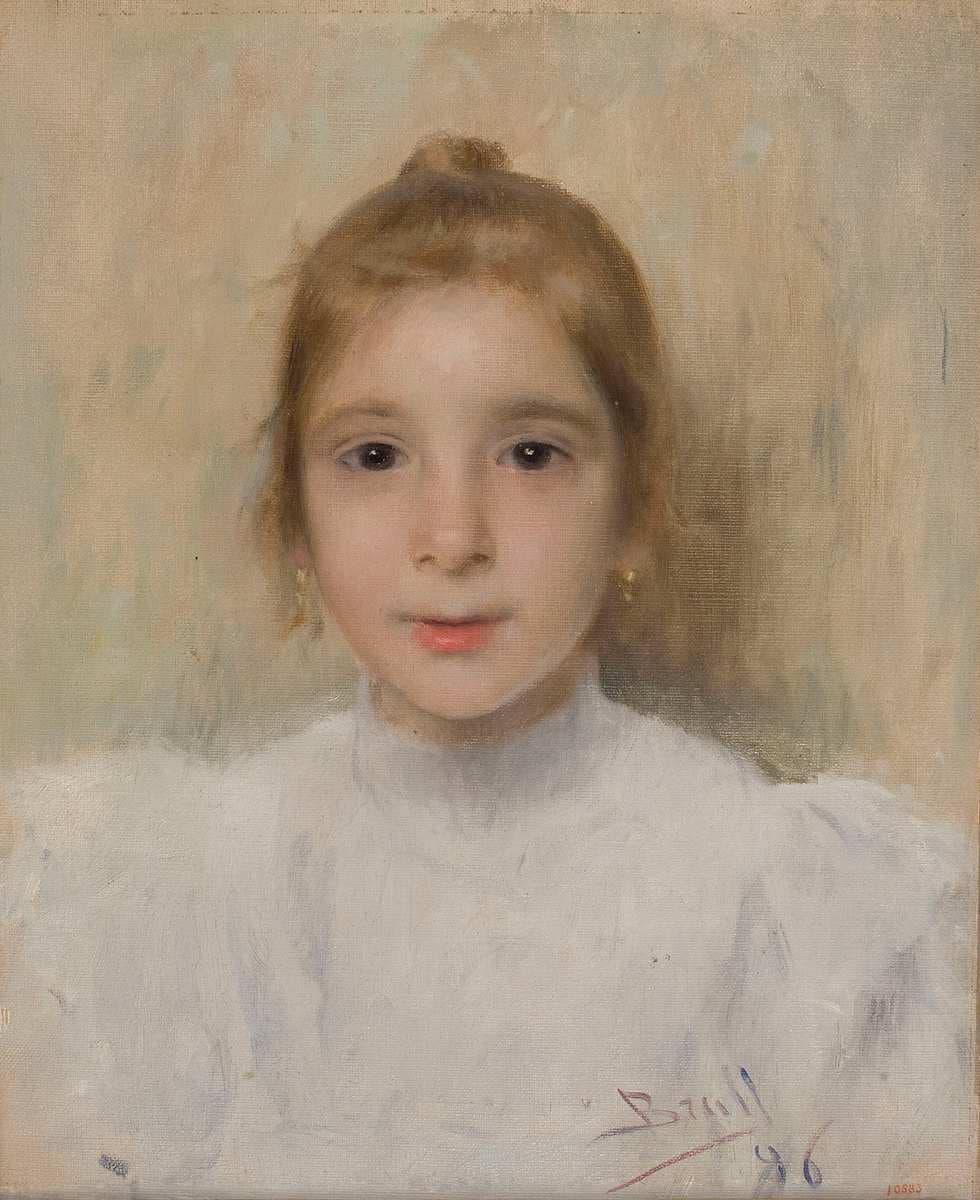 Portrait of Rosó Galià as a child — Joan Brull