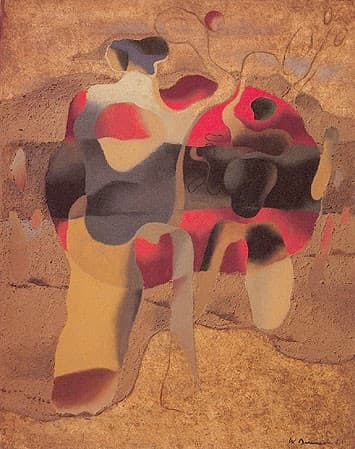 Reddish Tennis — Willi Baumeister