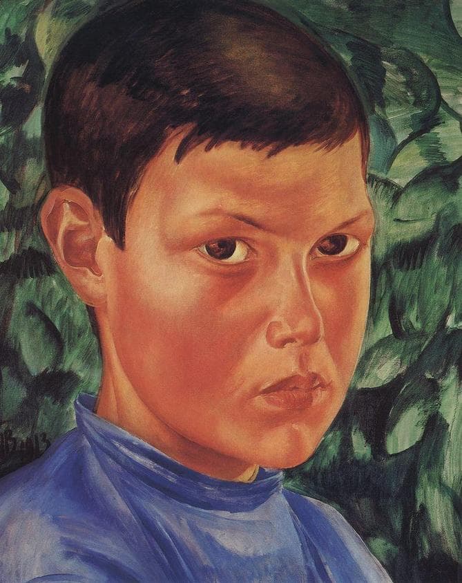 Portrait of a Boy — Kuzma Petrov-Vodkin
