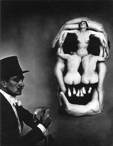 Women forming a skull — Salvador Dalí