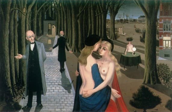 The girls from the provinces — Paul Delvaux