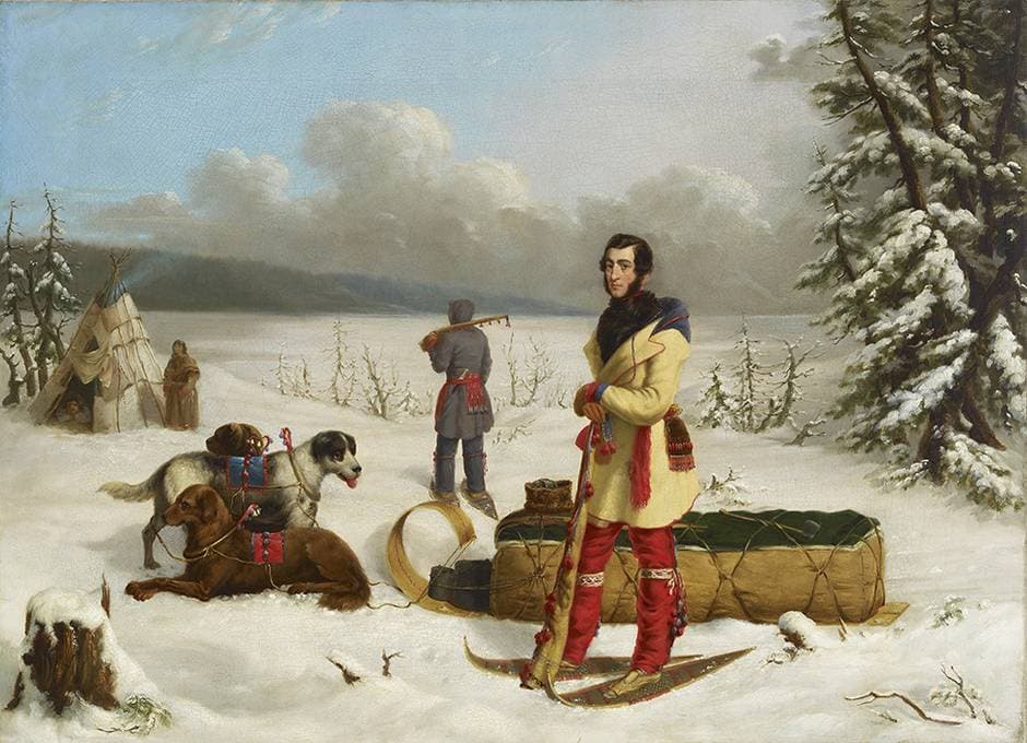 Portrait of John Henry Lefroy — Paul Kane