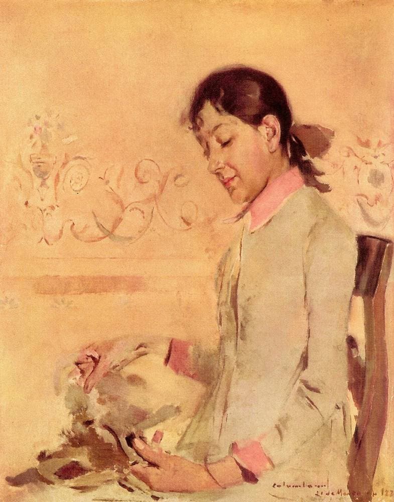 Retrato de Helena Bordalo Pinheiro — Columbano Bordalo Pinheiro