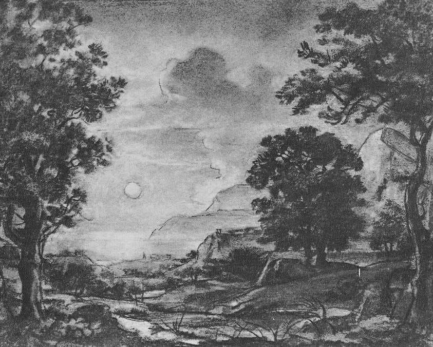 Romantic landscape — Konstantin Bogaevsky