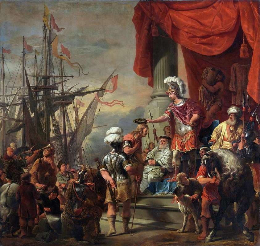 Aeneas at the Court of Latinus — Ferdinand Bol