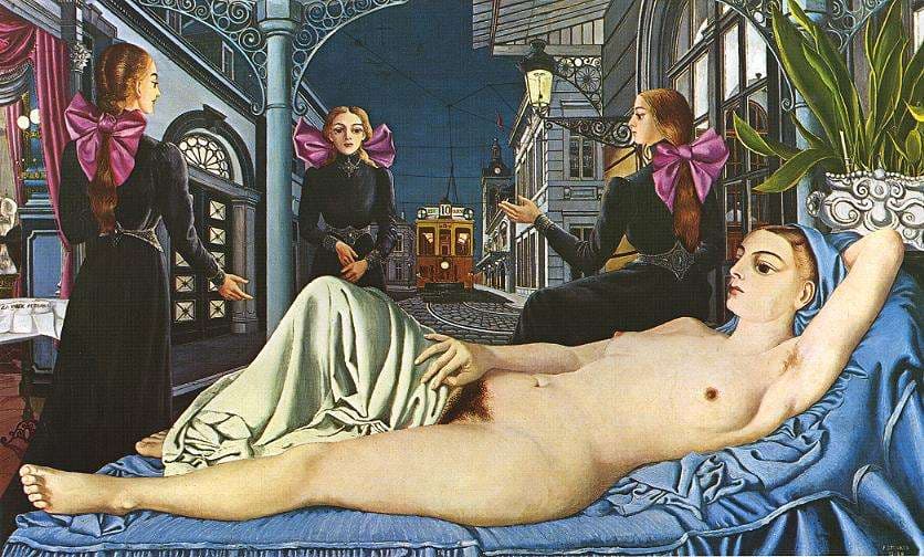 Popular cry — Paul Delvaux