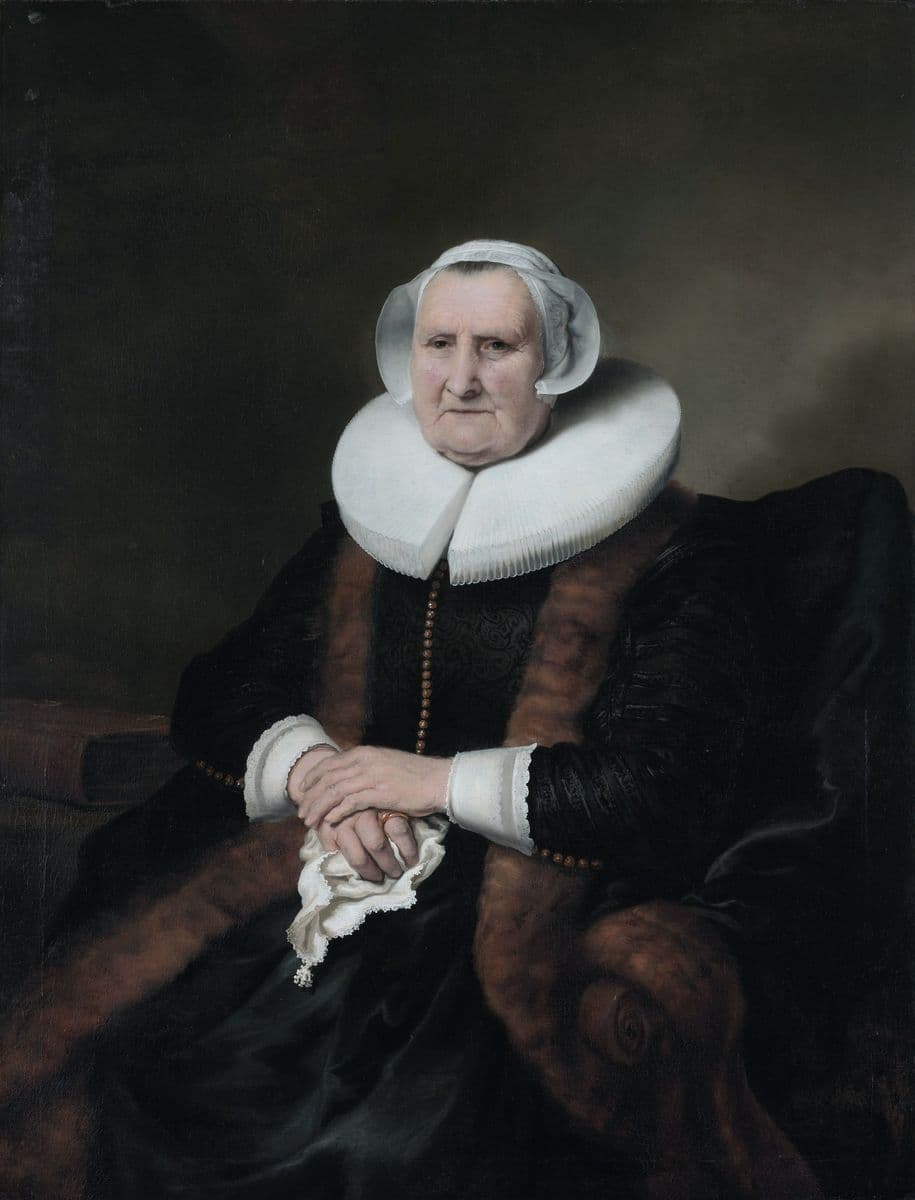 Portrait of Elisabeth Jacobsdr. Bas — Ferdinand Bol