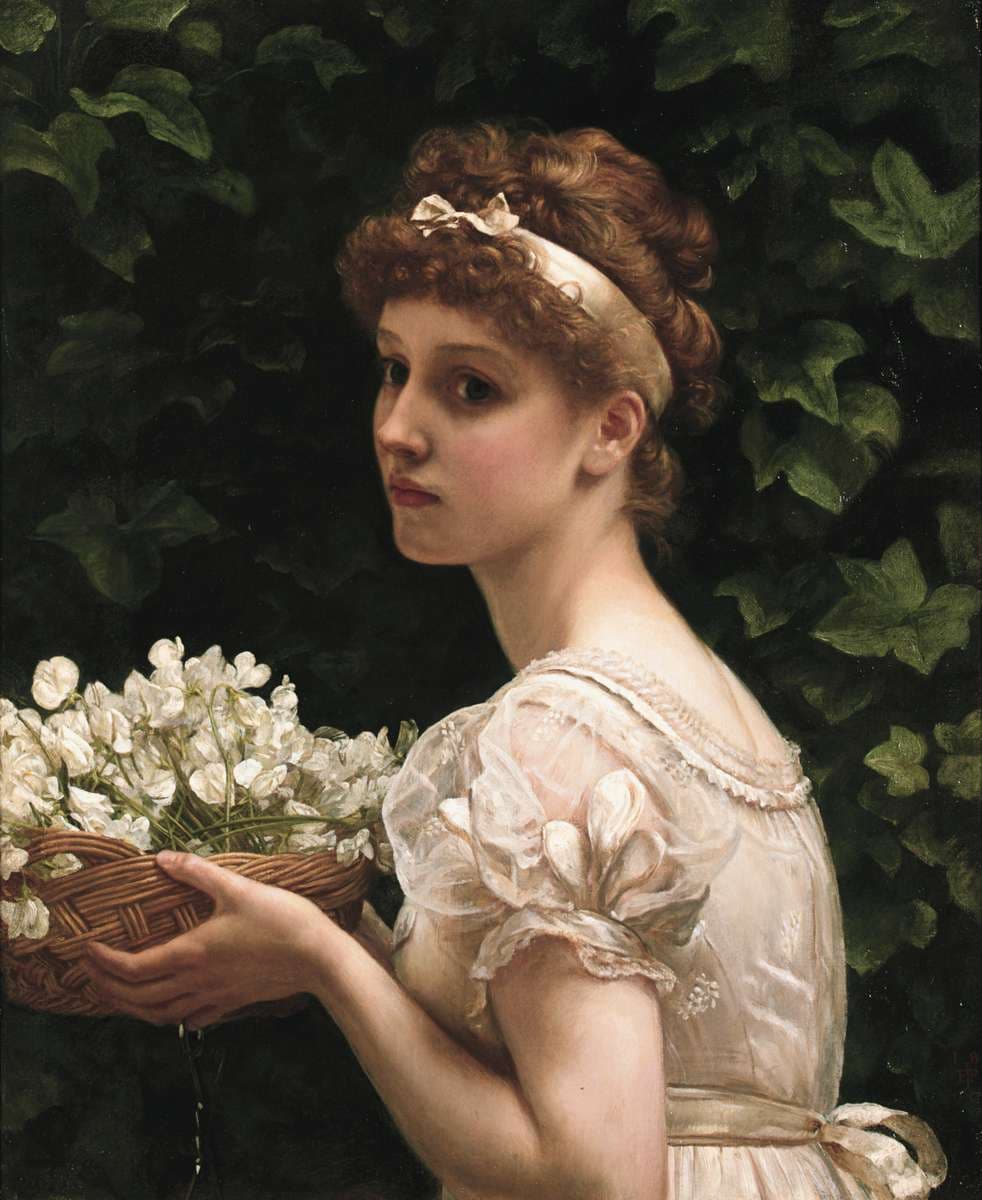 Pea Blossoms — Sir Edward John Poynter