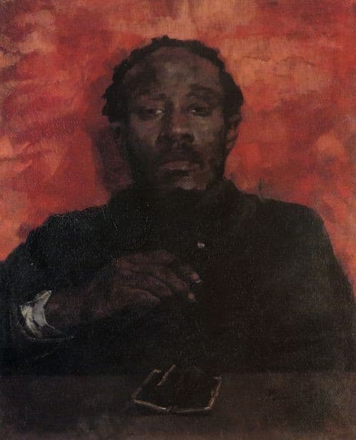 Rauchender Mohr (Kassensturz) — Wilhelm Trübner