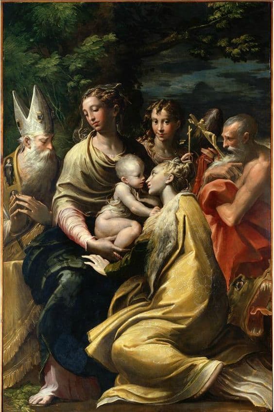 Madonna and Child with Saints — Parmigianino