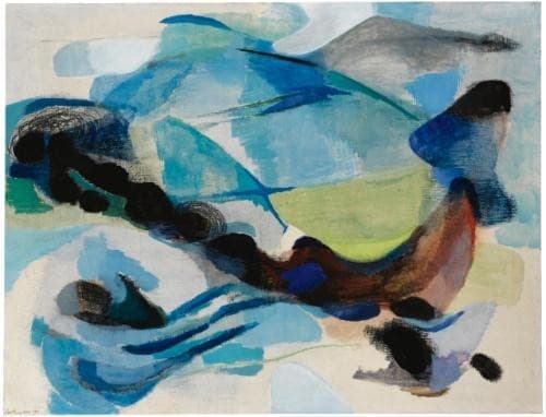 Vento sulle colline venete — Giuseppe Santomaso