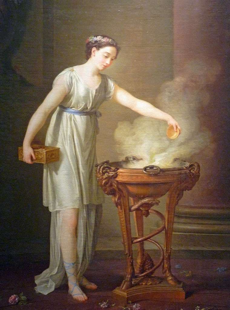La Vertueuse Athénienne — Joseph-Marie Vien