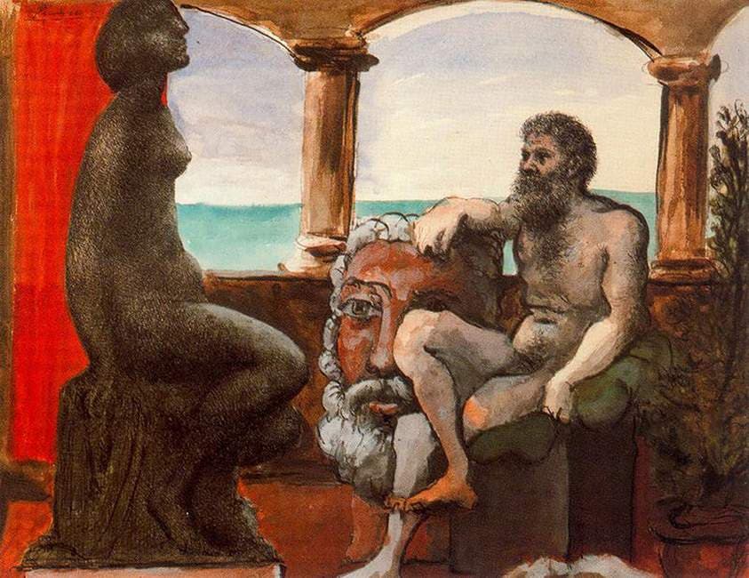 The Sculptor and His Statue — Pablo Picasso
