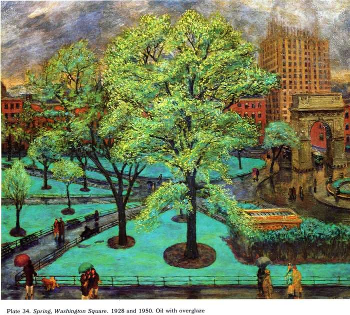 Spring. Washington Square — John Sloan