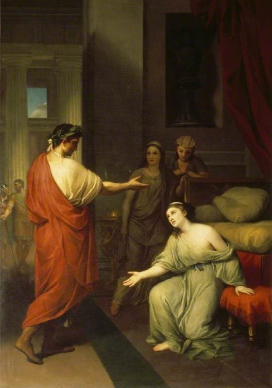 Octavius Caesar (Later the Emperor Augustus), and Cleopatra — Anton Raphael Mengs