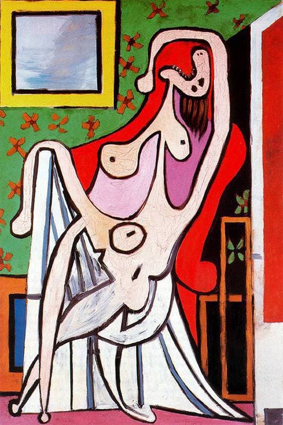 Large nude in red armchair — Pablo Picasso