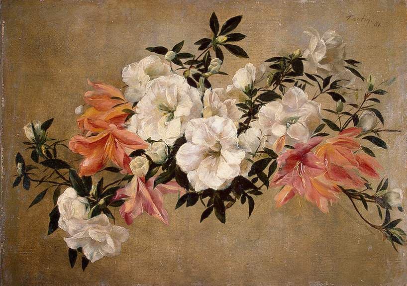 Petunias — Henri Fantin-Latour
