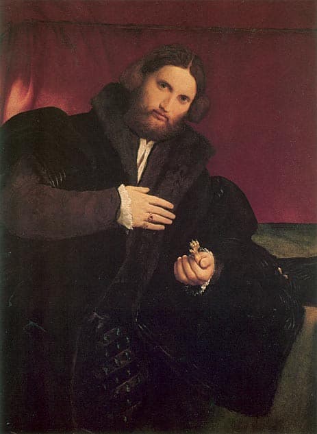 Man with a Golden Paw — Lorenzo Lotto