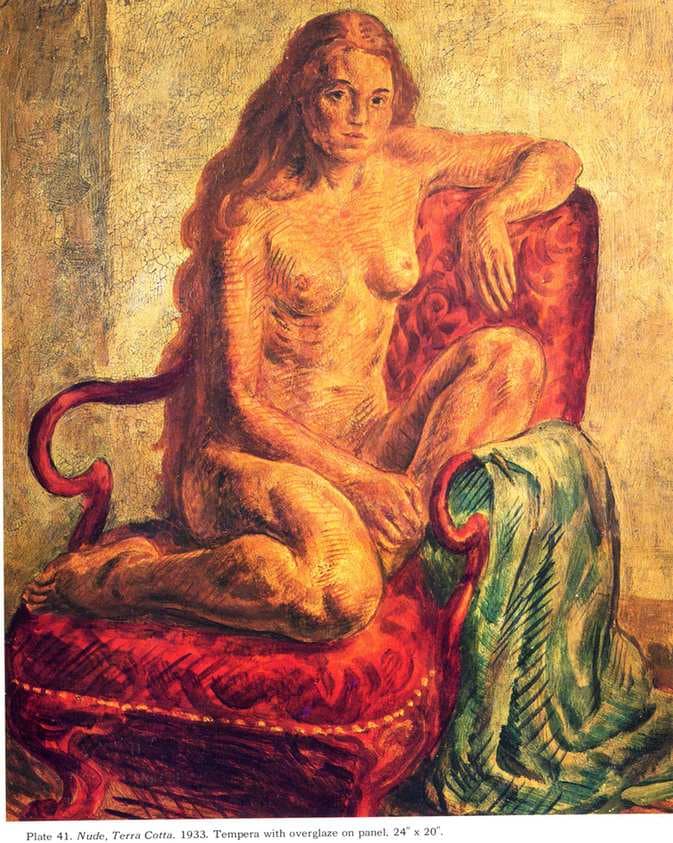 Nude, Terra Cotta — John Sloan