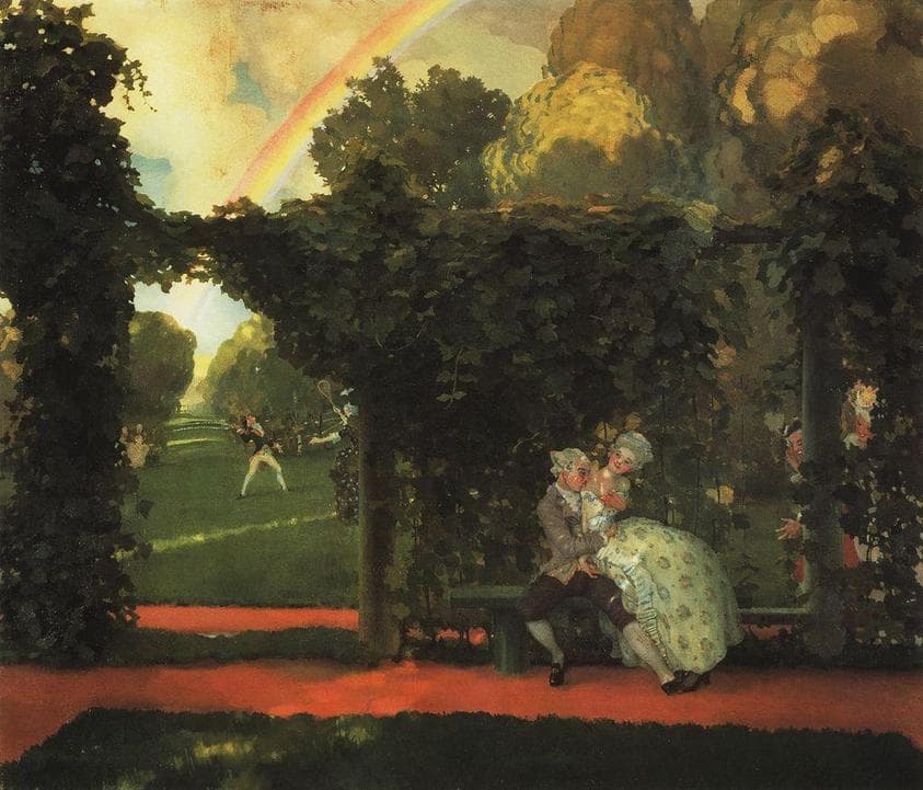 The Laughed Kiss — Konstantin Somov