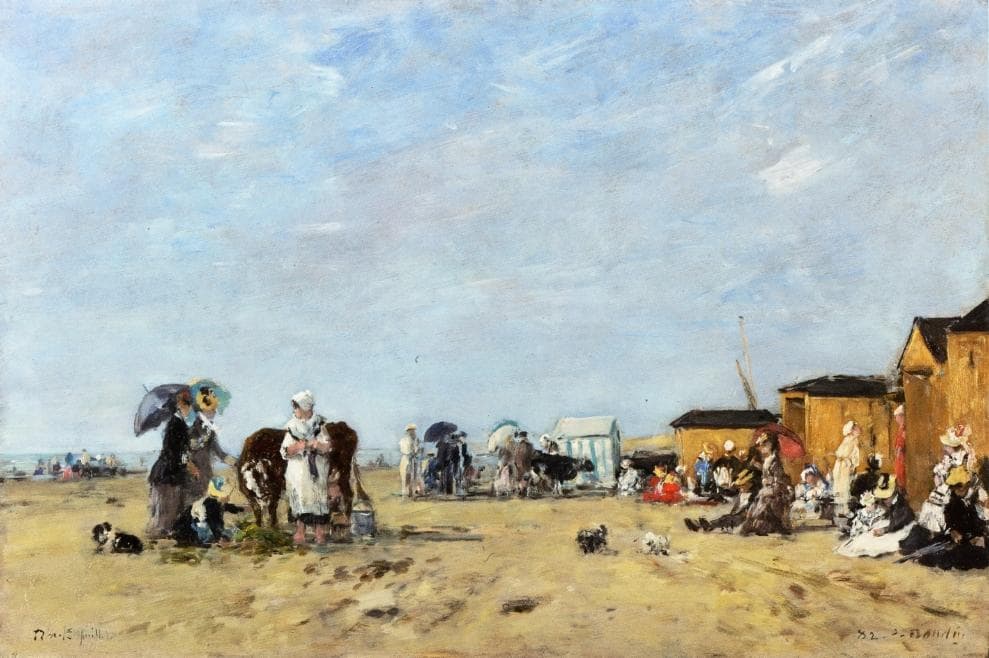 Berck, the Beach — Eugène Boudin