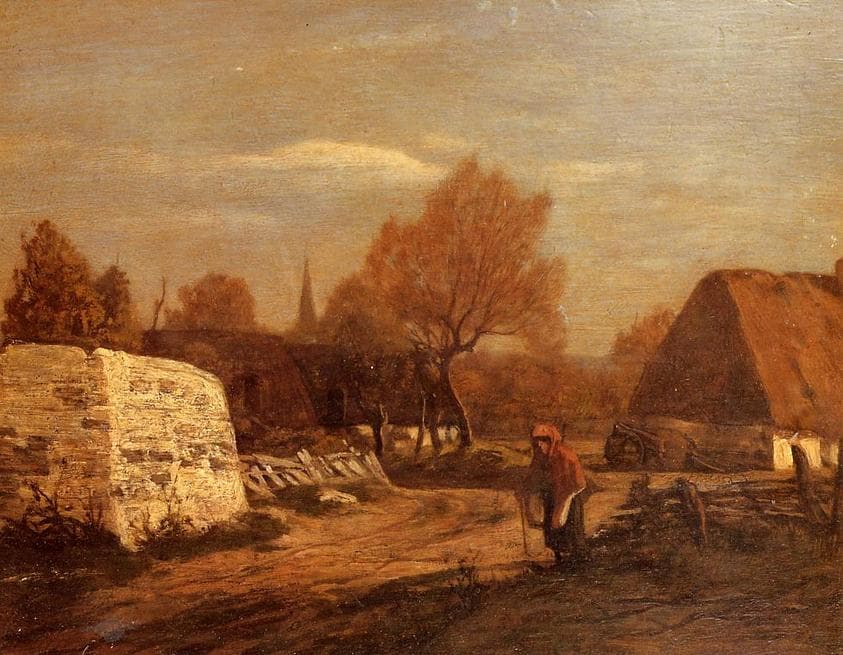 Farm near Quimper — Eugène Boudin