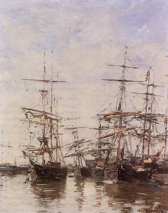The Port — Eugène Boudin