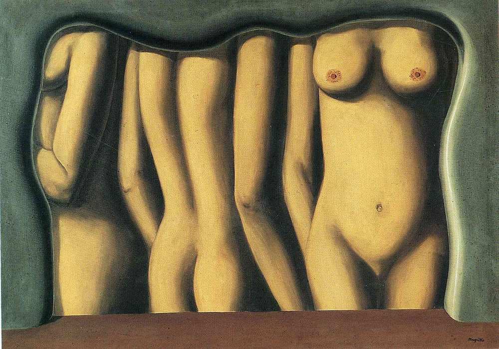 Adulation of space — René Magritte