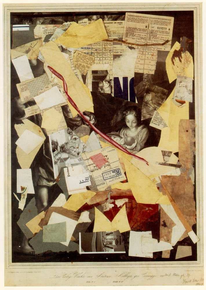 The Holy Night by Antoni Allegri, known as Correggio... — Kurt Schwitters