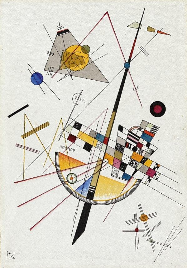 Delicate Tension. No. 85 — Wassily Kandinsky