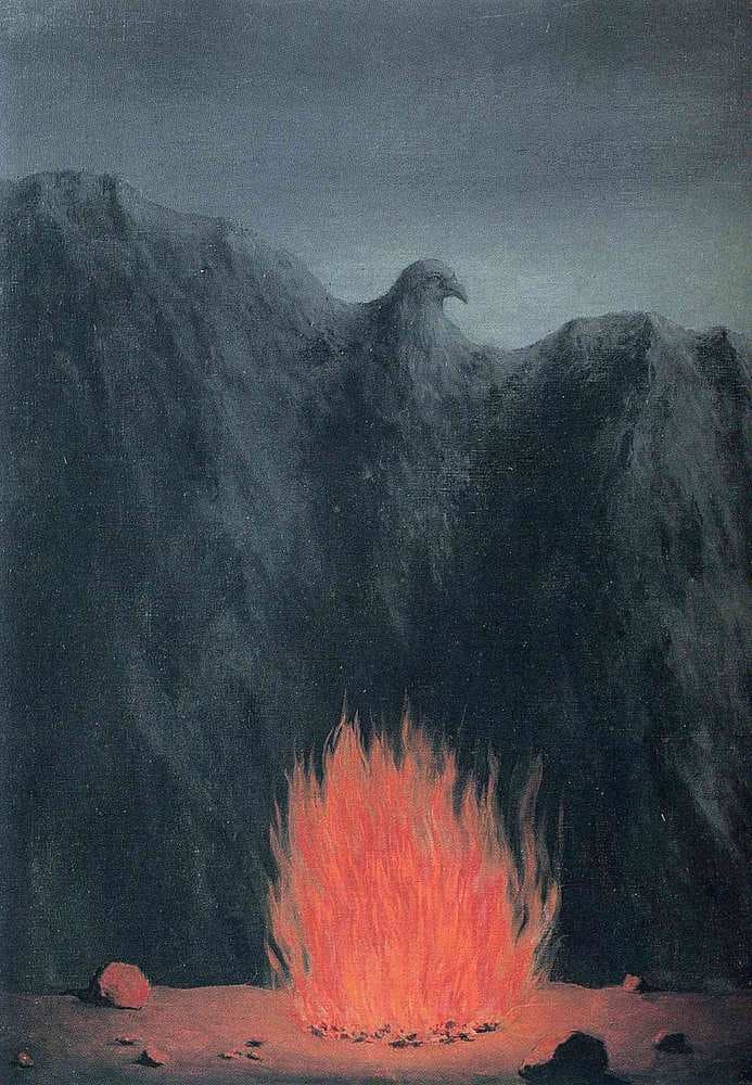 The spot on the map — René Magritte