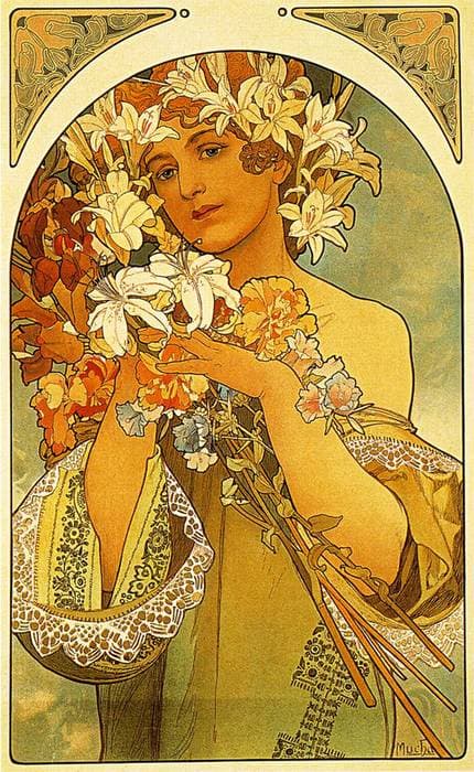 Flower — Alphonse Mucha