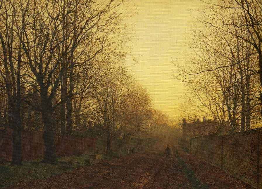 Wimbledon Park, Autumn After Glow — Atkinson Grimshaw