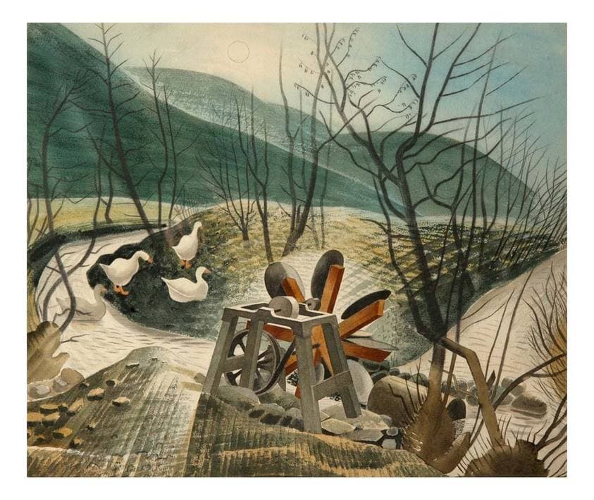 The Water Wheel — Eric Ravilious