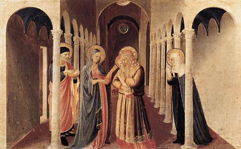 The Presentation of Christ in the Temple — Fra Angelico