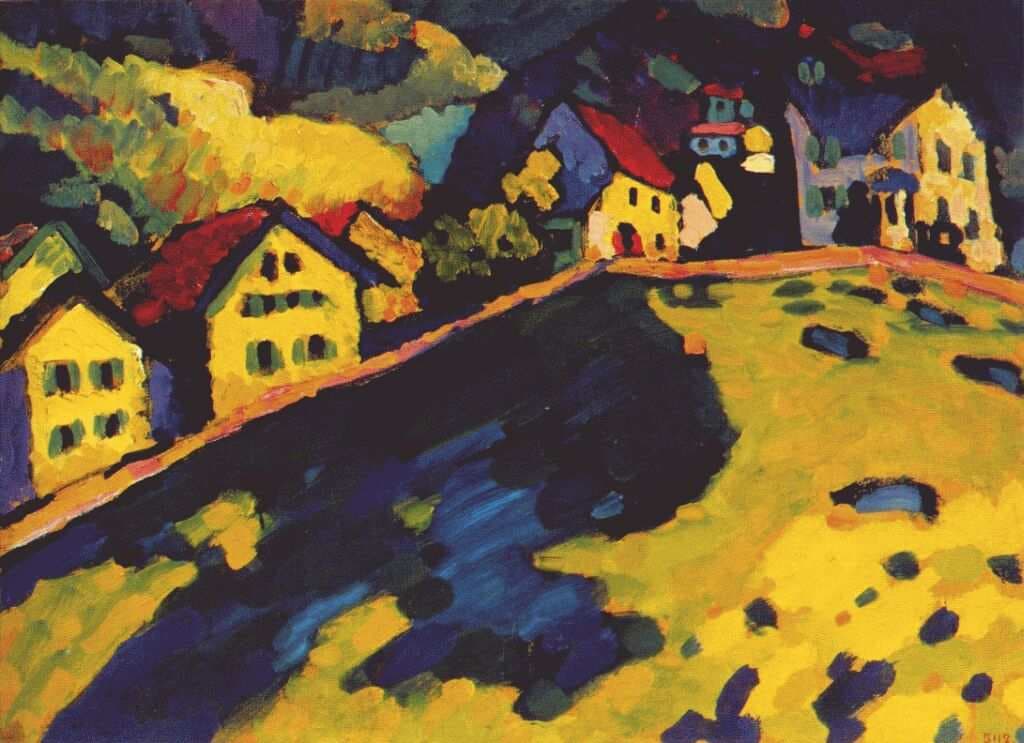 Houses at Murnau — Wassily Kandinsky