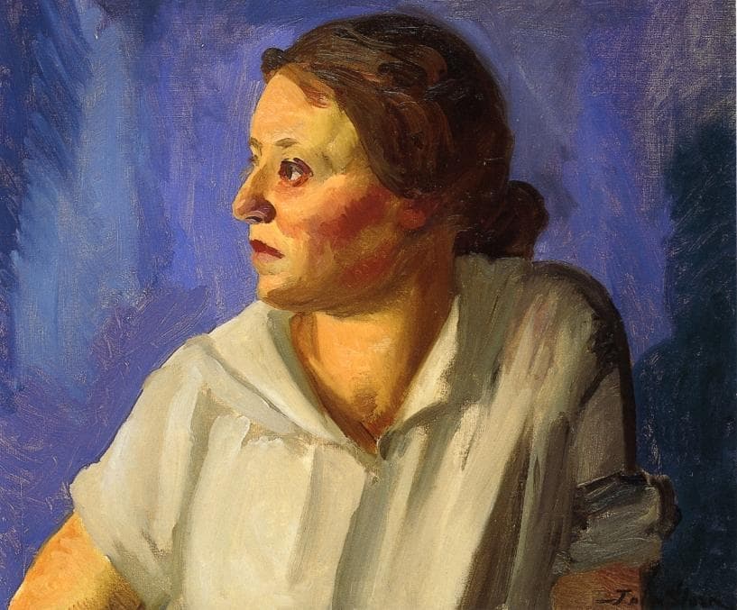 Gladys Carter (Woman in White) — John Sloan