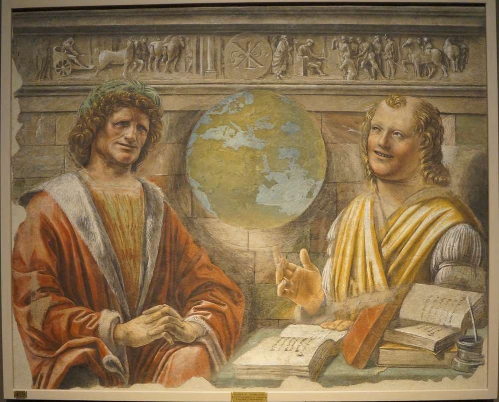 Crying Heraclitus and Laughing Democritus — Donato Bramante