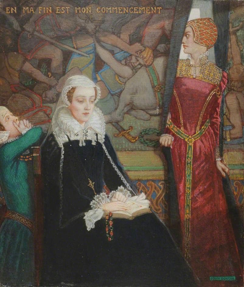 Mary, Queen of Scots at Fotheringhay — John Duncan