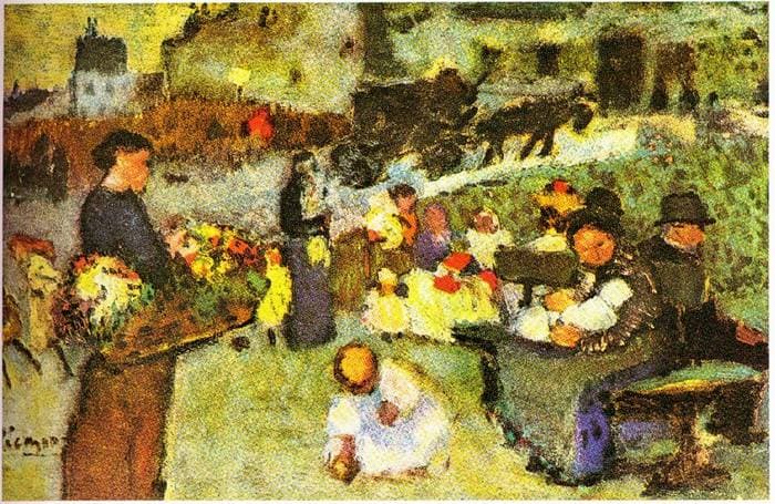 Flower seller — Pablo Picasso