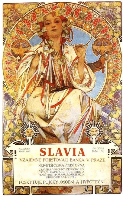 Slavia — Alphonse Mucha