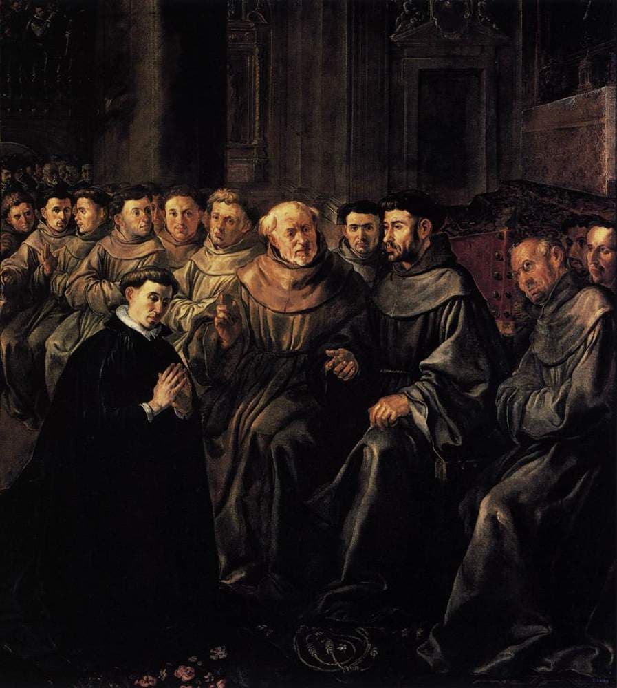 St Bonaventure Enters the Franciscan Order — Francisco Herrera the Elder