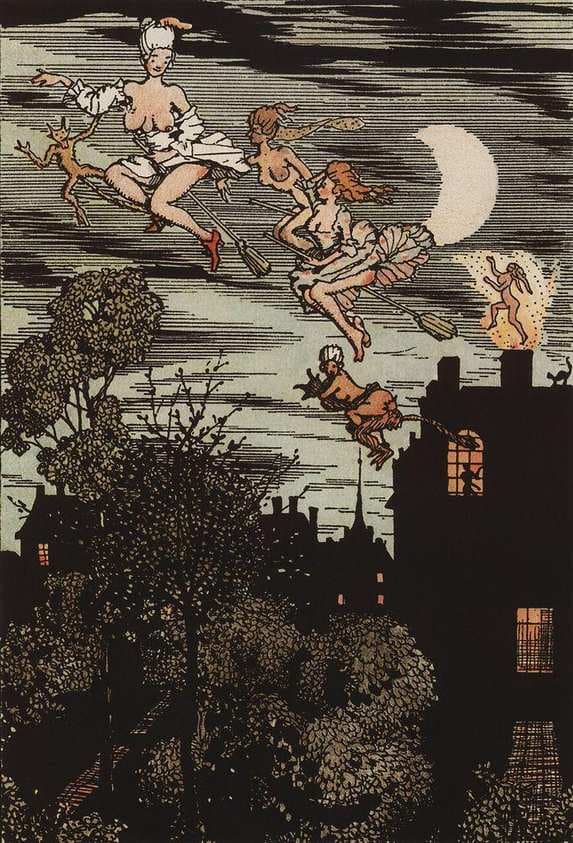 Book of the Marquise. Illustration 7 — Konstantin Somov