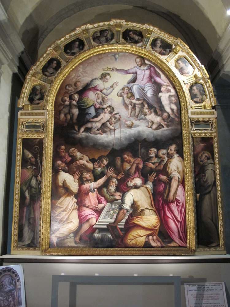 Assumption of the Virgin — Giorgio Vasari
