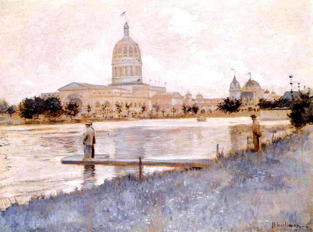 The Chicago World's Fair, Illinois Building — John Henry Twachtman