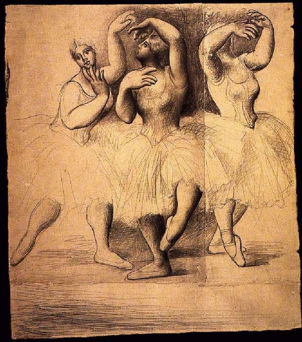 Three dancers — Pablo Picasso