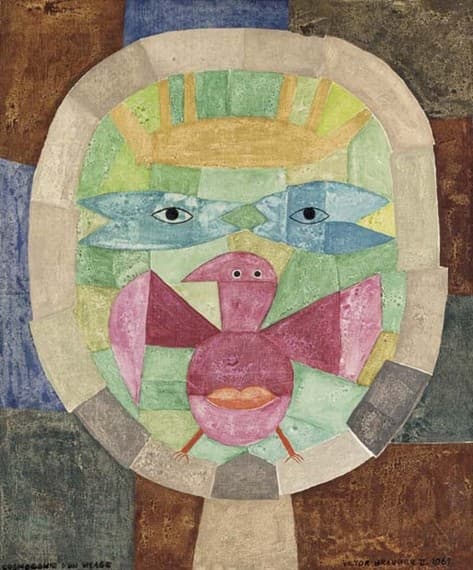 Cosmogonie d'un visage — Victor Brauner